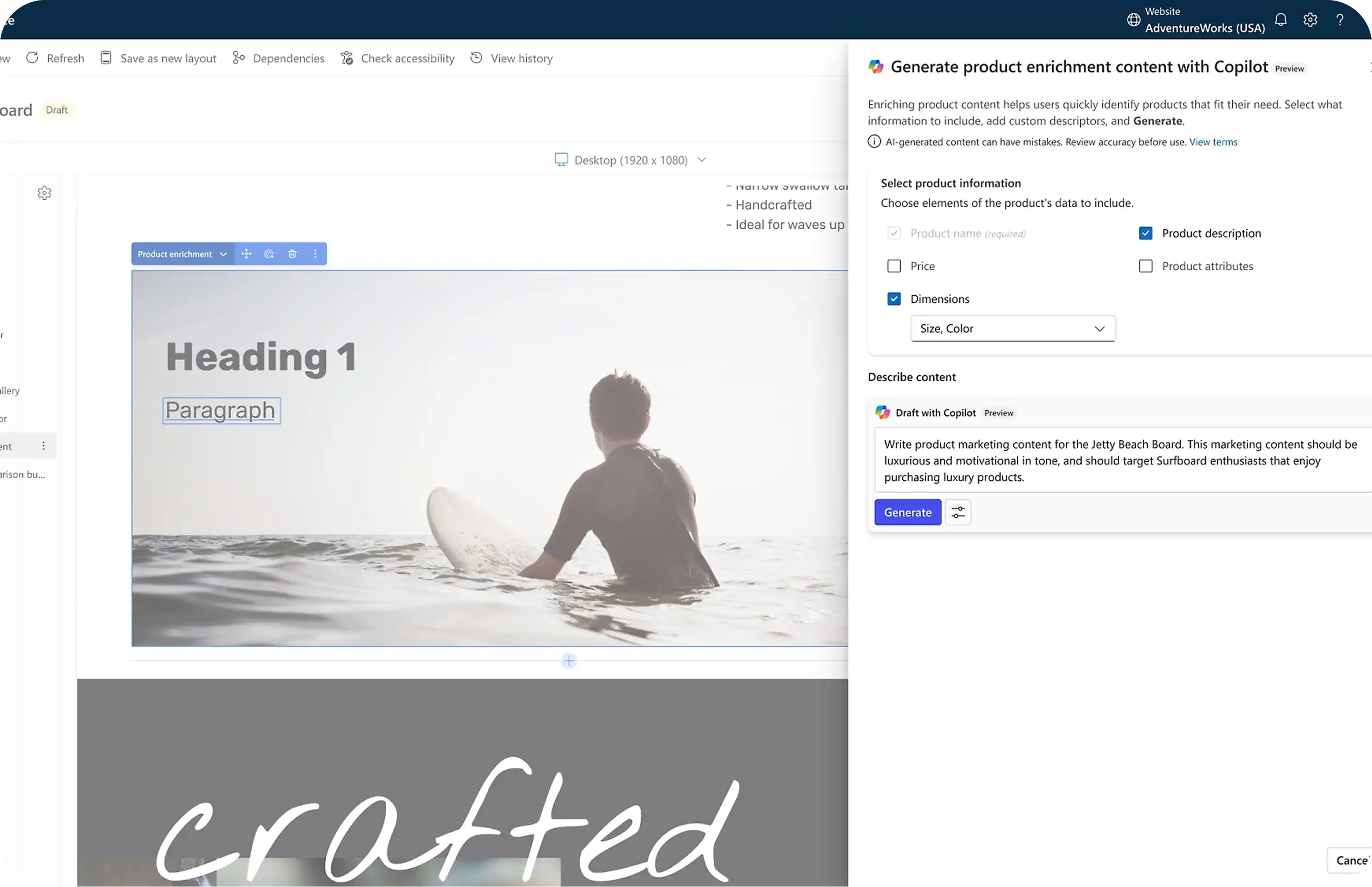 Facilitate creative methods in commerce using artificial intelligence