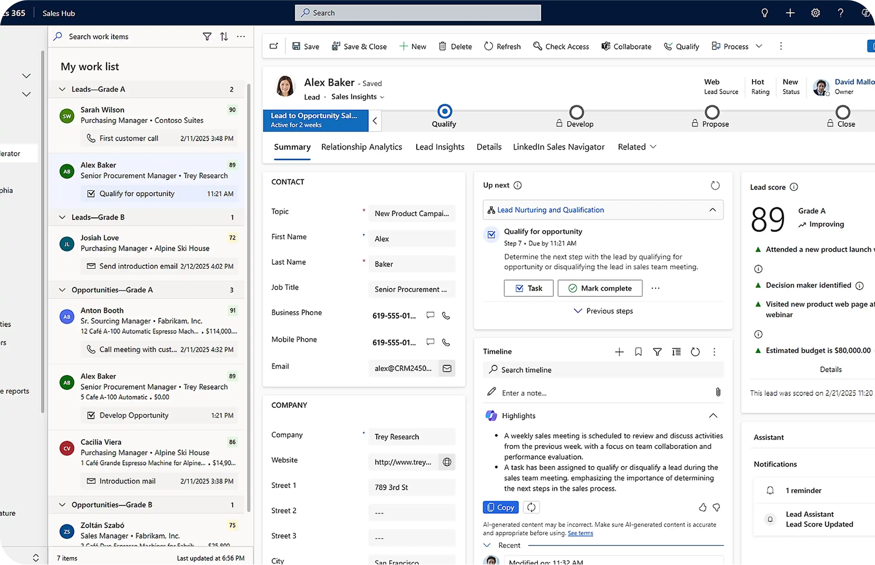 dynamics 365 CRM provides smoother experience for the operatives