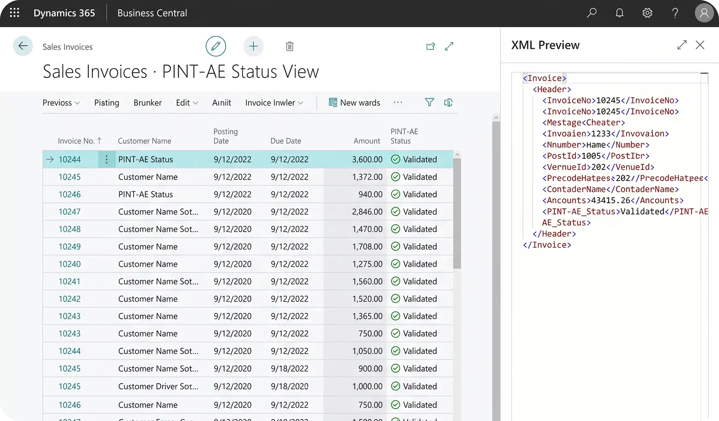 Automated PINT-AE XML Generation