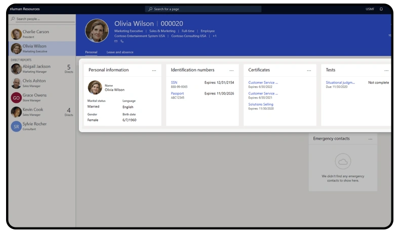  Microsoft  Human Resources