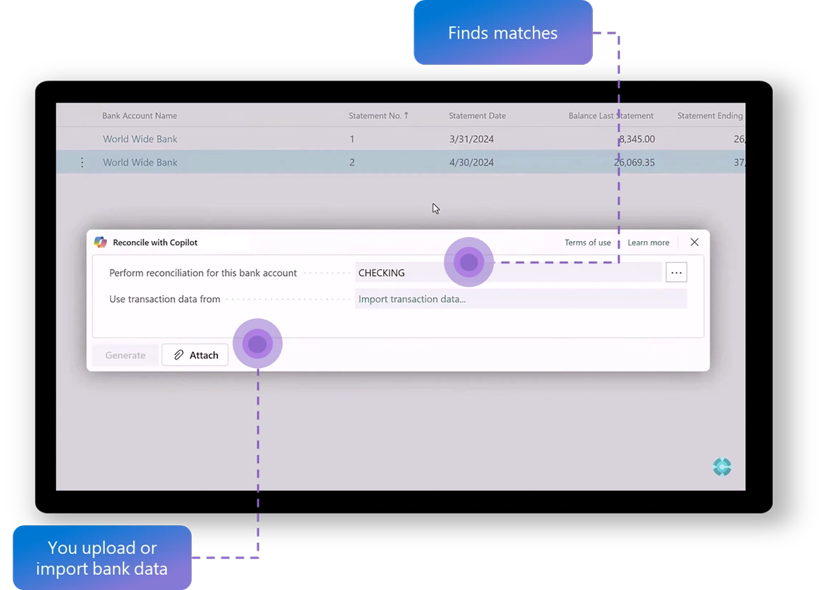 Automate bank reconciliation and financial close